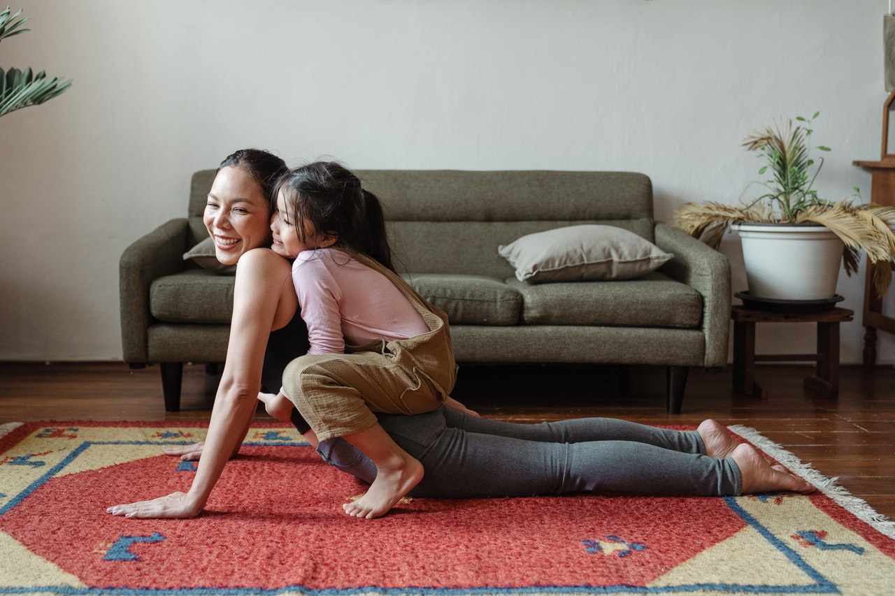 Yoga can be fun for the entire family